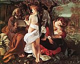 Caravaggio Rest on Flight to Egypt painting
